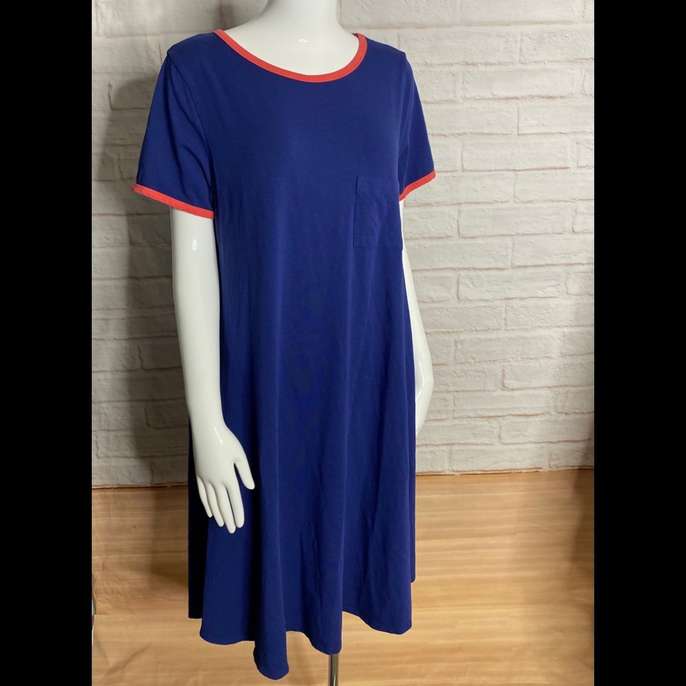Lula Roe Carly woman Dress size L